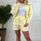 Diva stripe bomber set