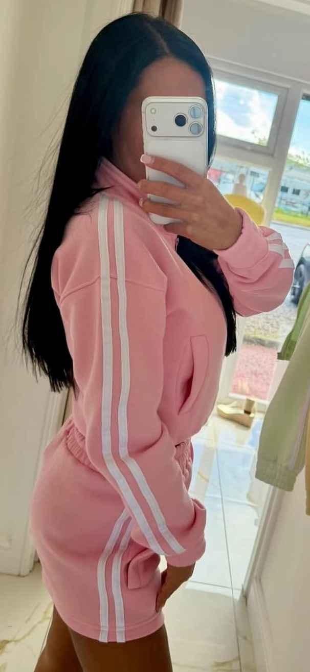 Diva stripe bomber set